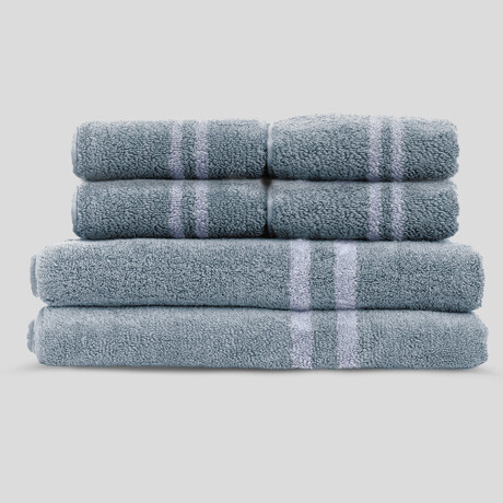 Smart Bath + Hand Towel Set // Royal Blue // 2 Bath Towels + 4 Hand Towels