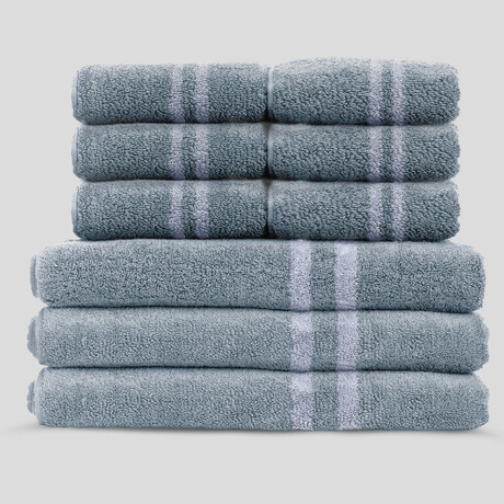 Smart Bath + Hand Towel Set // Royal Blue // 3 Bath Towels + 6 Hand Towels