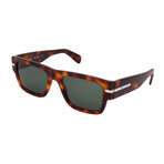 Men's SF1030S 214 Square Sunglasses // Dark Tortiose + Green