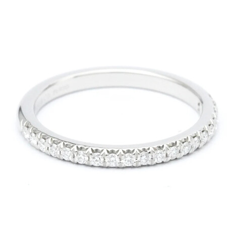Tiffany & Co. // Platinum Metro Half Dial Diamond Ring // Ring Size: 5 // Store Display