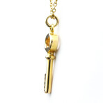 Tiffany & Co. // 18k Rose Gold Tiffany Keys Necklace // 16.53" // Store Display