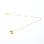 Tiffany & Co. // 18k Yellow Gold Sparkler Citrine Necklace // 15.94" // Store Display