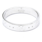 Gucci // 18k White Gold Icon Ring // Ring Size: 7 // Store Display