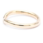 Tiffany & Co. // 18k Rose Gold Curved Band Diamond Ring // Ring Size: 4 // Store Display