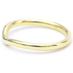 Tiffany & Co. // 18k Yellow Gold Curved Ring // Ring Size: 6 // Store Display