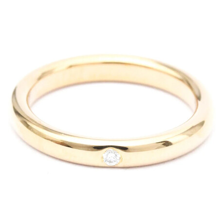 Tiffany & Co. // 18k Rose Gold Stacking Band Diamond Ring // Ring Size: 5 // Store Display