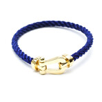 Fred // 18k Yellow Gold + Stainless Steel Force 10 Large Bracelet III // 6.69" // Store Display