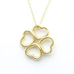 Tiffany & Co. // 18k Yellow Gold Quadrofolio Clover Necklace // 16.14" // Store Display