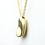 Tiffany & Co. // 18k Yellow Gold Elsa Peretti Heart Necklace // 16.14" // Store Display