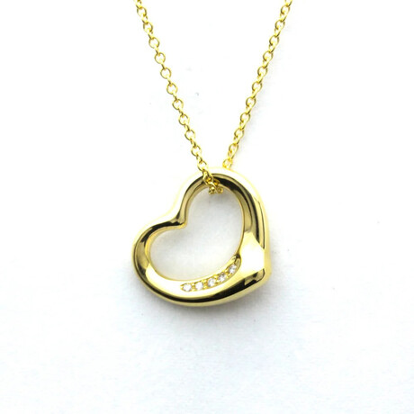Tiffany & Co. // Elsa Peretti Open Heart Necklace // 15.94" // Store Display