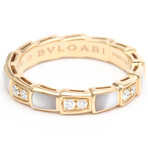 Bulgari // 18k Rose Gold Serpenti Viper Diamond Ring // Ring Size: 6.5 // Store Display