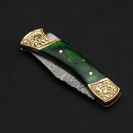 Damascus Folding Knife // 14