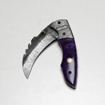 Damascus Folding Knife // 23