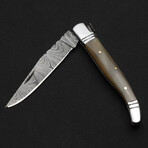 Damascus Folding Knife // 10