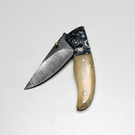 Damascus Folding Knife // 16