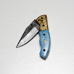 Damascus Folding Knife // 17