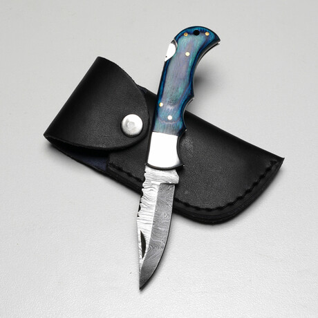 Damascus Folding Knife // 25