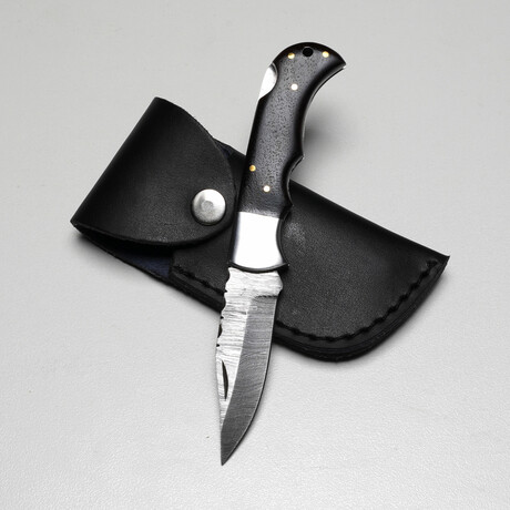 Damascus Folding Knife // 26