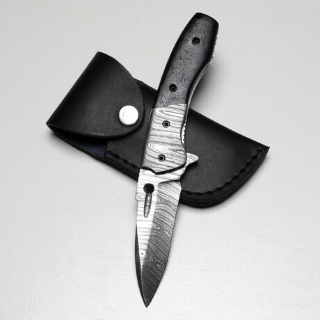 Damascus Folding Knife // 19