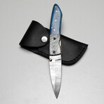 Damascus Folding Knife // 18