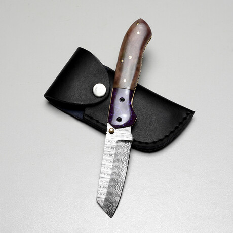 Damascus Folding Knife // 20