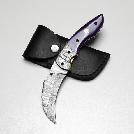 Damascus Folding Knife // 23