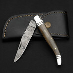 Damascus Folding Knife // 10