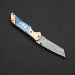Damascus Folding Knife // 29
