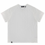 Yummy V-Neck T-Shirt // Ivory (2XL)