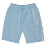 Plush Fleece Shorts // Baby Blue (S)