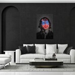 Joker Neon Print on Acrylic Glass // Octavian Mielu (16"W x 24"H x 0.25"D)