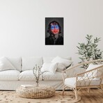 Joker Neon Print on Acrylic Glass // Octavian Mielu (16"W x 24"H x 0.25"D)