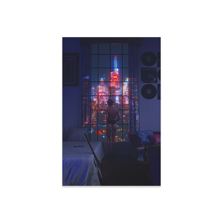 Another Lonely Night Print on Acrylic Glass // Davansh Atry (16"W x 24"H x 0.25"D)