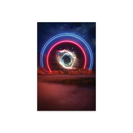 Cosmic Canyon Print on Acrylic Glass // Evan Rhodes (16"W x 24"H x 0.25"D)