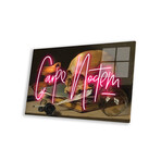 Carpe Noctem Print on Acrylic Glass // Ink & Drop (24"W x 16"H x 0.25"D)