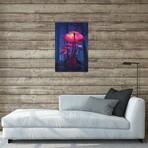 The Magic Shrooms Print on Acrylic Glass // Davansh Atry (16"W x 24"H x 0.25"D)