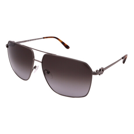 Men's SF238S 069 Aviator Sunglasses // Gunmetal + Grey Gradient