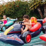 Float Factory’s // Racing Bull Premium Inflatable Pool Float