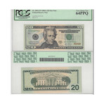 2004 A $20 Star E Federal Reserve MS 64 PPQ