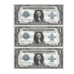 1923 $ 1 Silver Certificates 3 Consecutive # 609 - 611