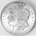 1921 P Morgan Dollar Brilliant Uncirculated Roll