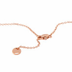Damiani Damianissima 18K Rose Gold White Diamond Pendant Necklace // 16"-18" // Store Display