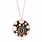 Damiani Damianissima 18K Rose Gold White Diamond Pendant Necklace // 16"-18" // Store Display