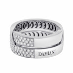 Damiani 18K White Gold Diamond Ring // Ring Size: 6.75 // Store Display