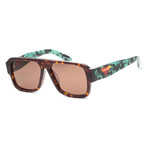 Men's Fashion PR22YSF-2AU06B-58 Sunglasses // Havana + Dark Brown