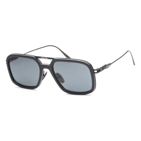 Men's Fashion PR-57ZS-1BO5Z1 Sunglasses // Matte Black + Polar Dark Gray