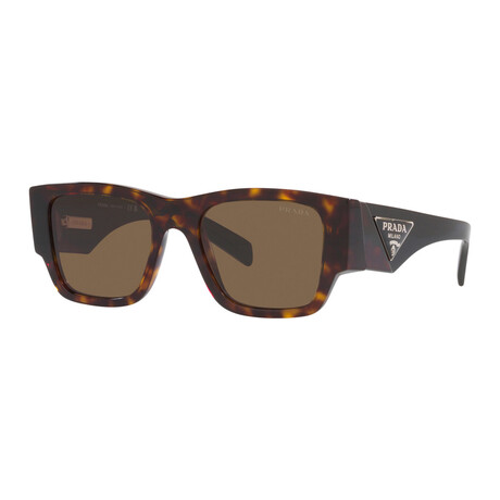 Men's Fashion PR-10ZS-2AU06B Sunglasses // Dark Havana + Dark Brown