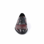 Adrien Dress Shoe // Bordeaux + Black (Euro: 44)