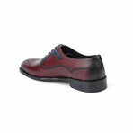 Adrien Dress Shoe // Bordeaux + Black (Euro: 44)