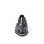 Colin Perforated Dress Shoe // Black + White (Euro: 44)